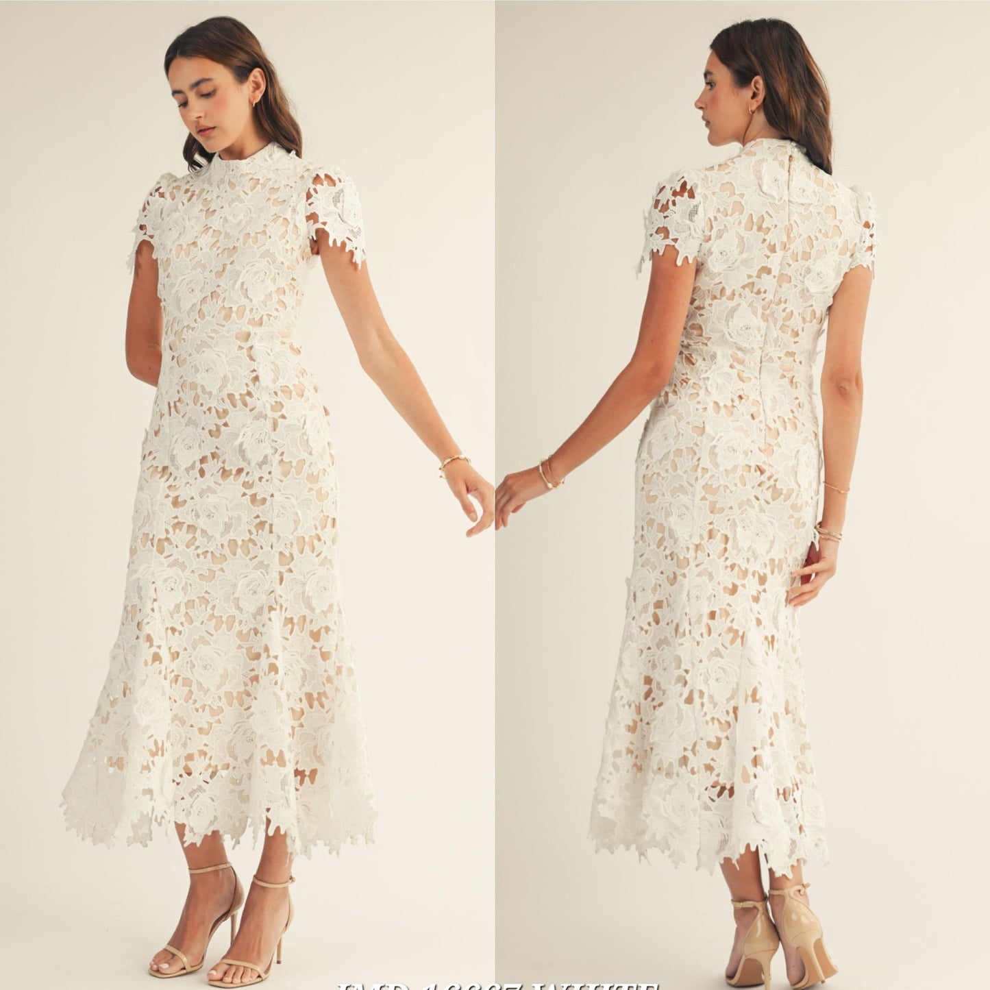 Vestido encaje sirena