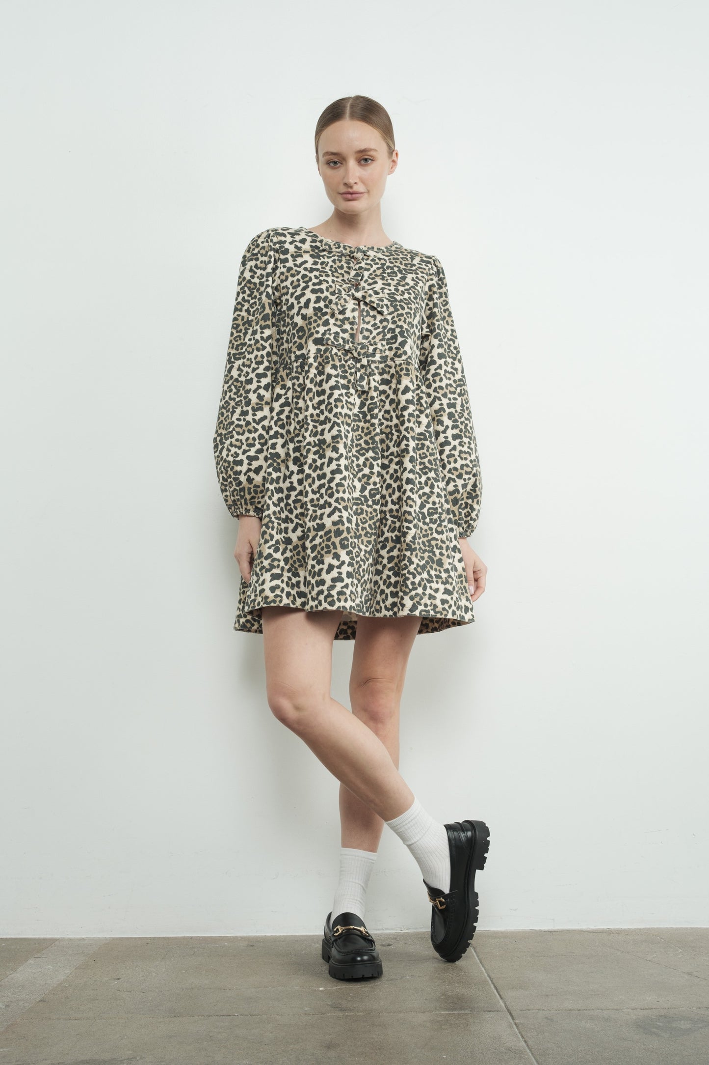 Vestido animal print