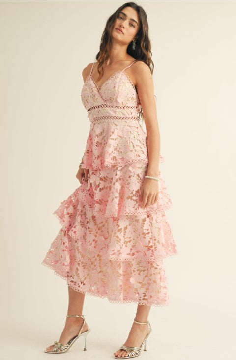 Vestido encaje holanes