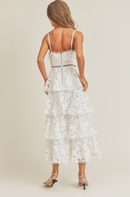 Vestido encaje holanes