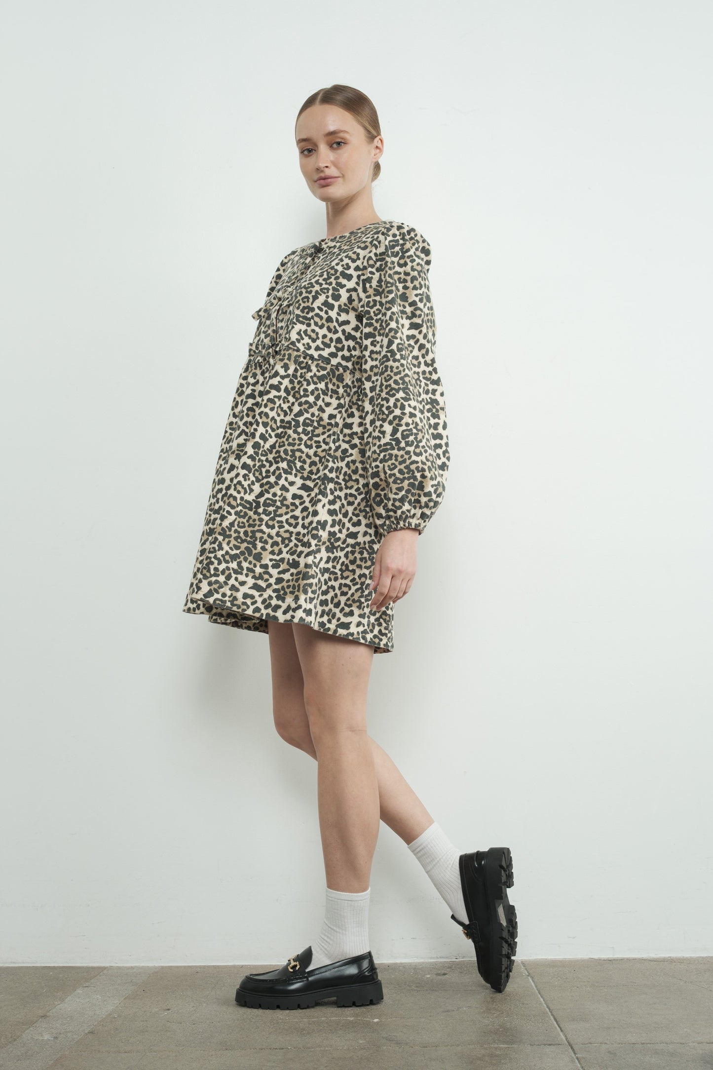 Vestido animal print