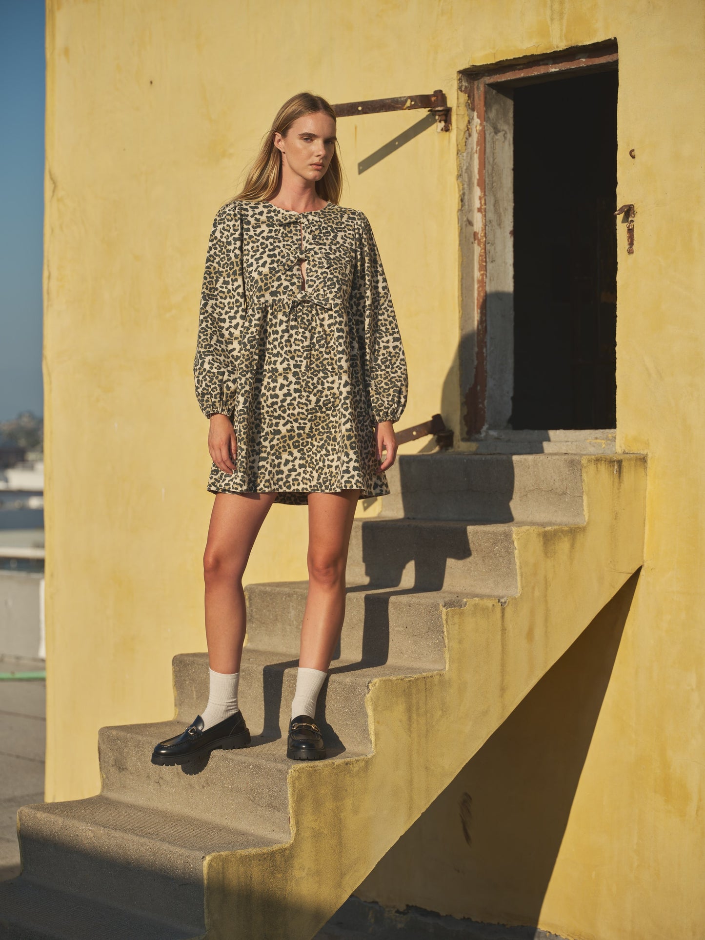 Vestido animal print