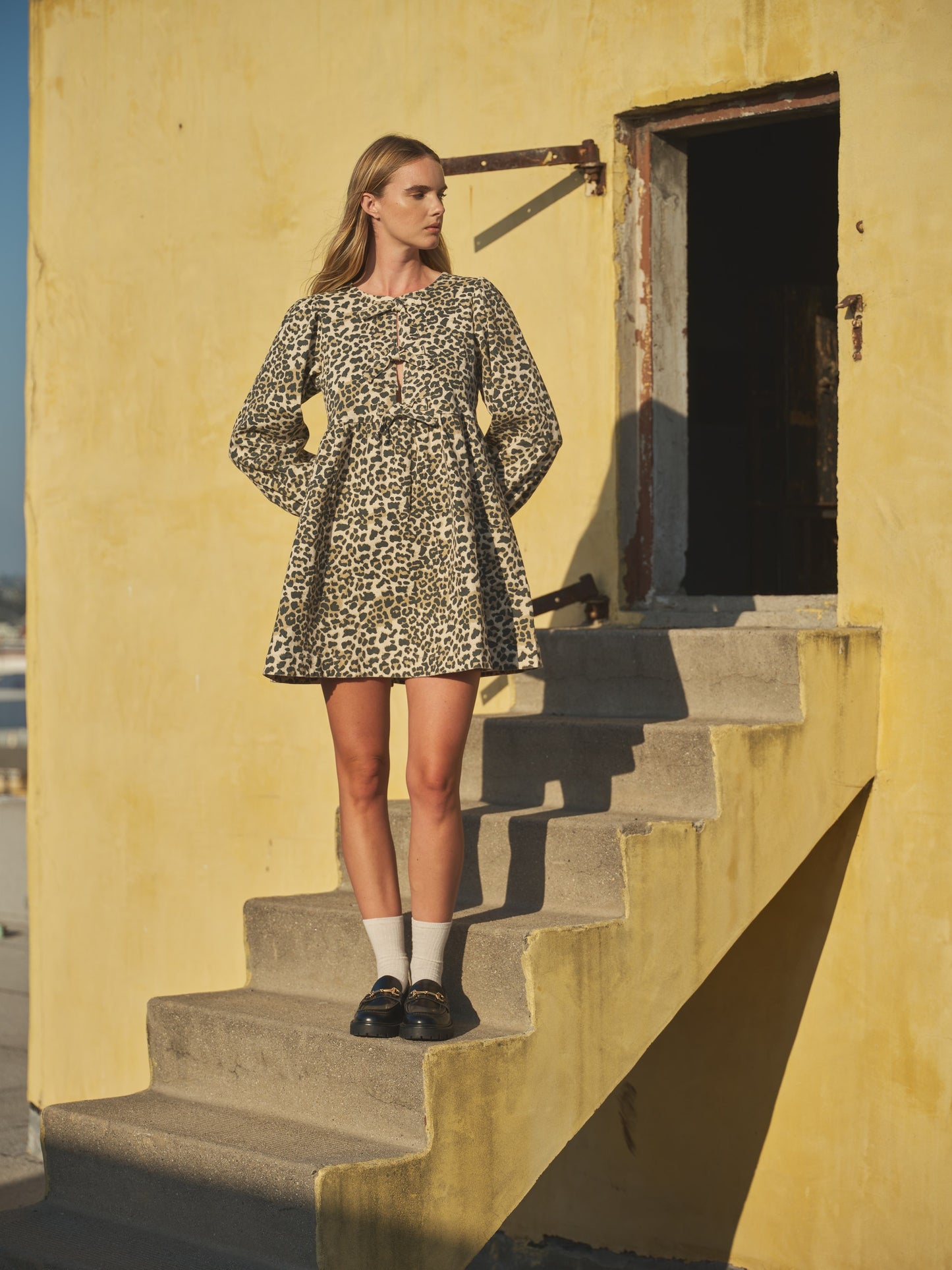 Vestido animal print