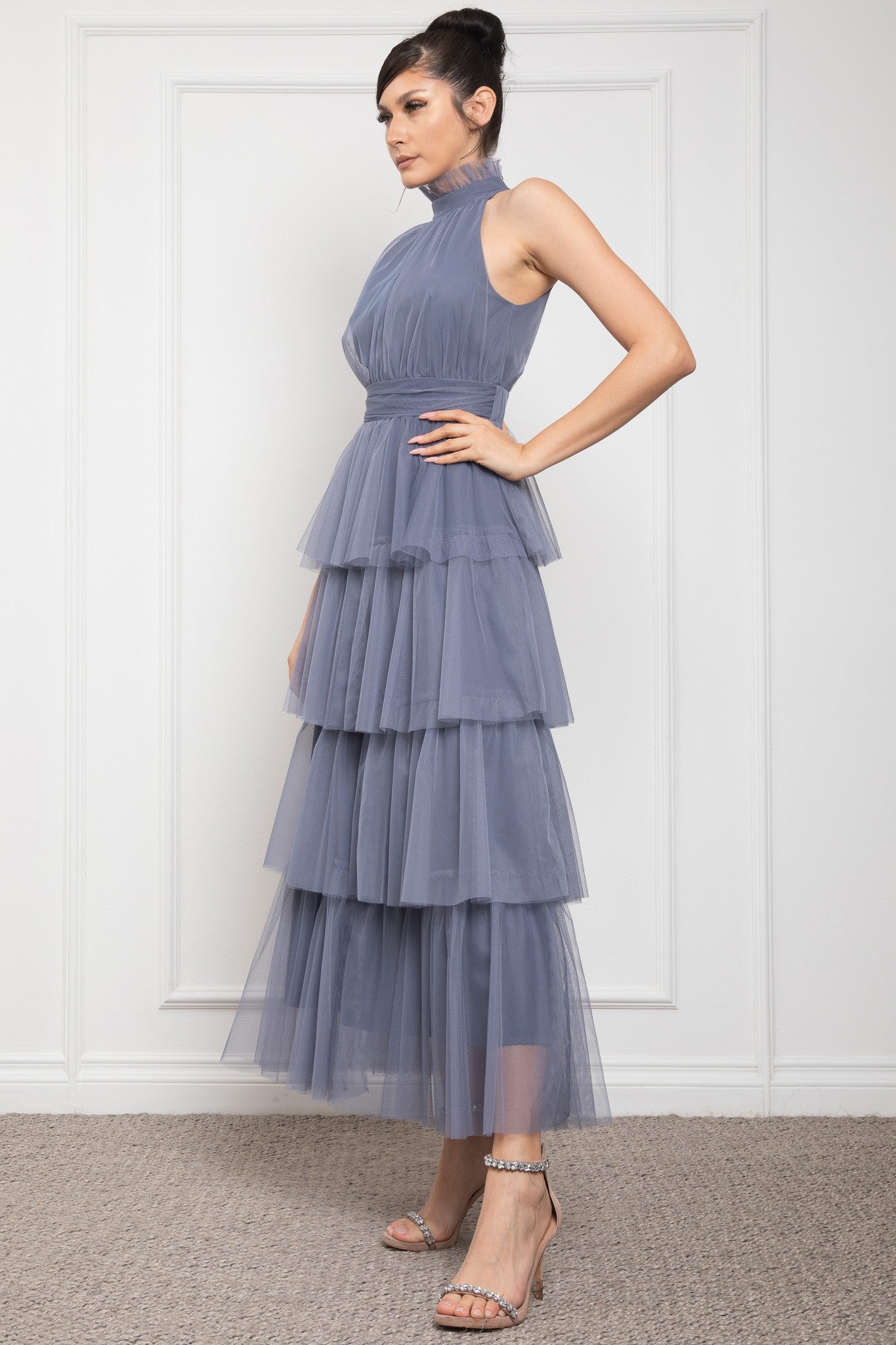 Vestido tul en capas