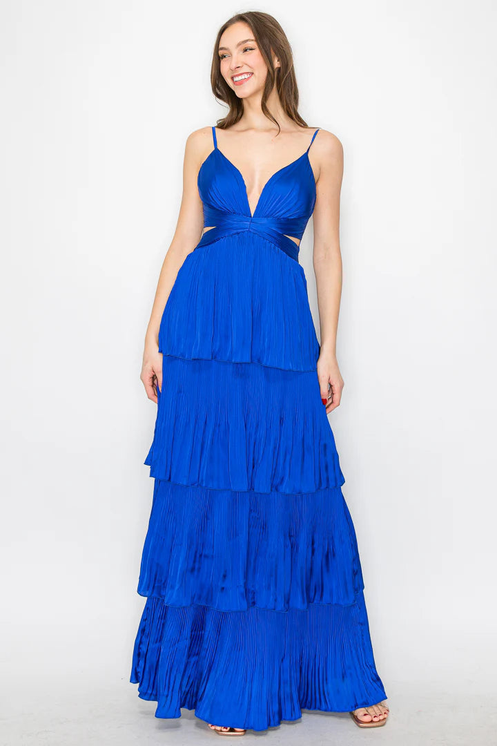 Vestido tirantes olanes