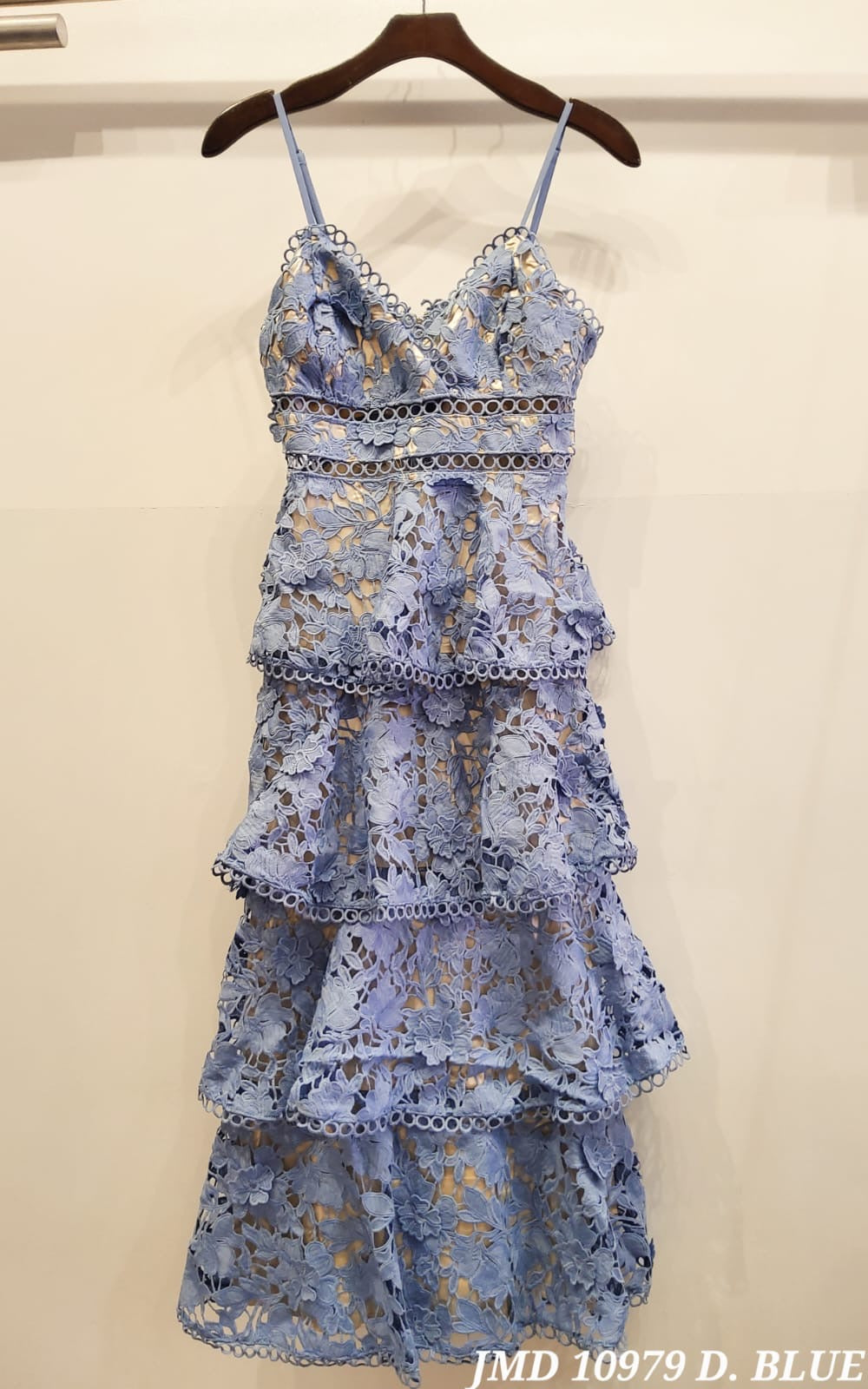 Vestido encaje holanes