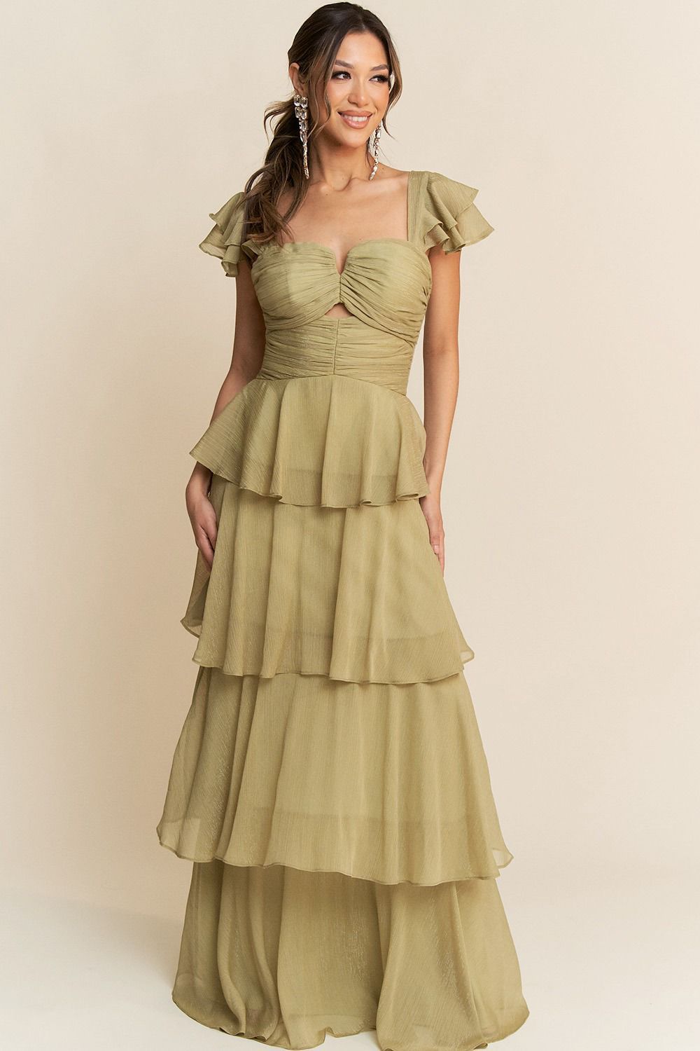 Vestido holanes en capas