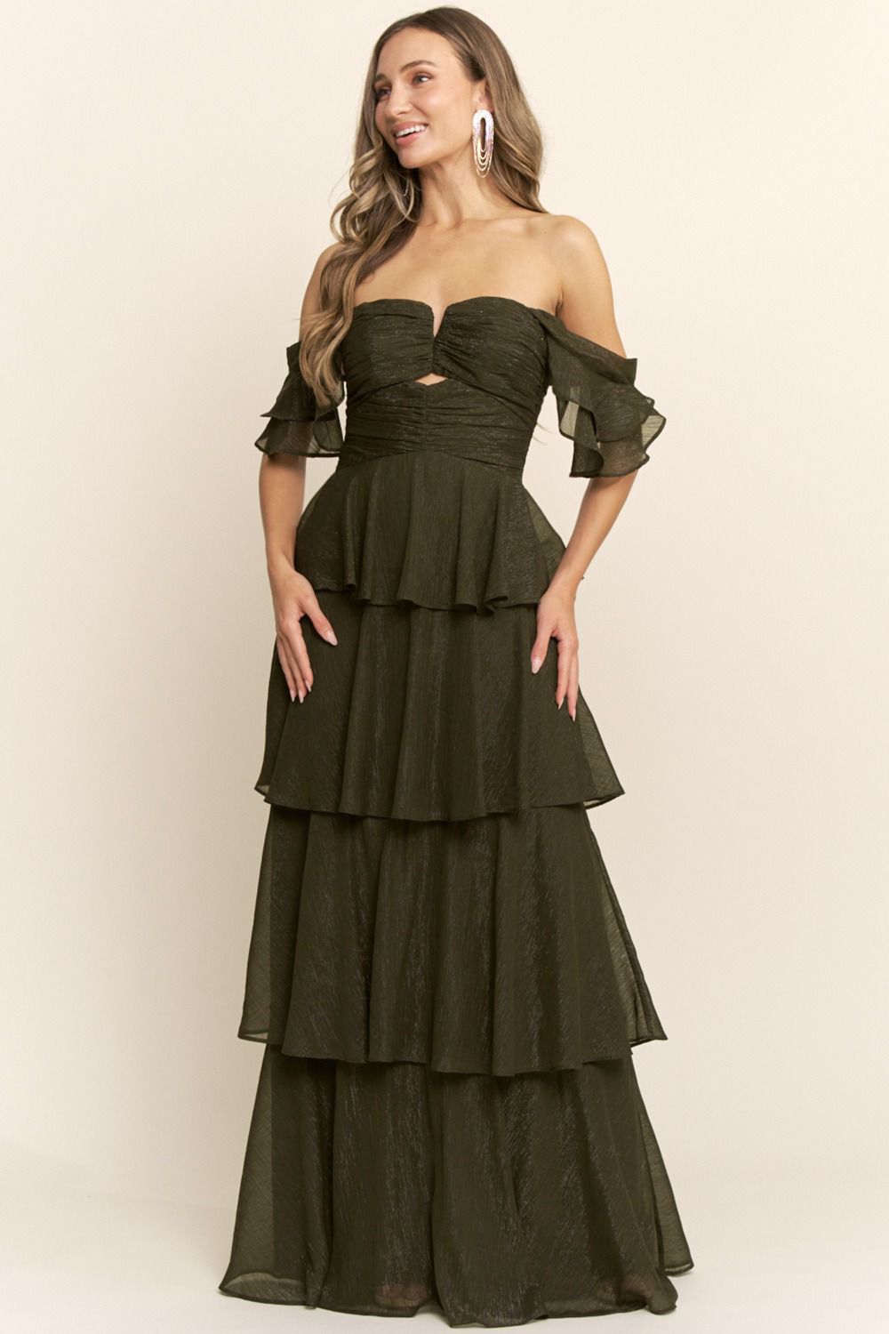 Vestido holanes en capas