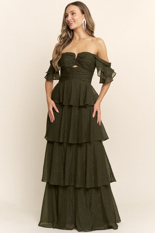 Vestido holanes en capas