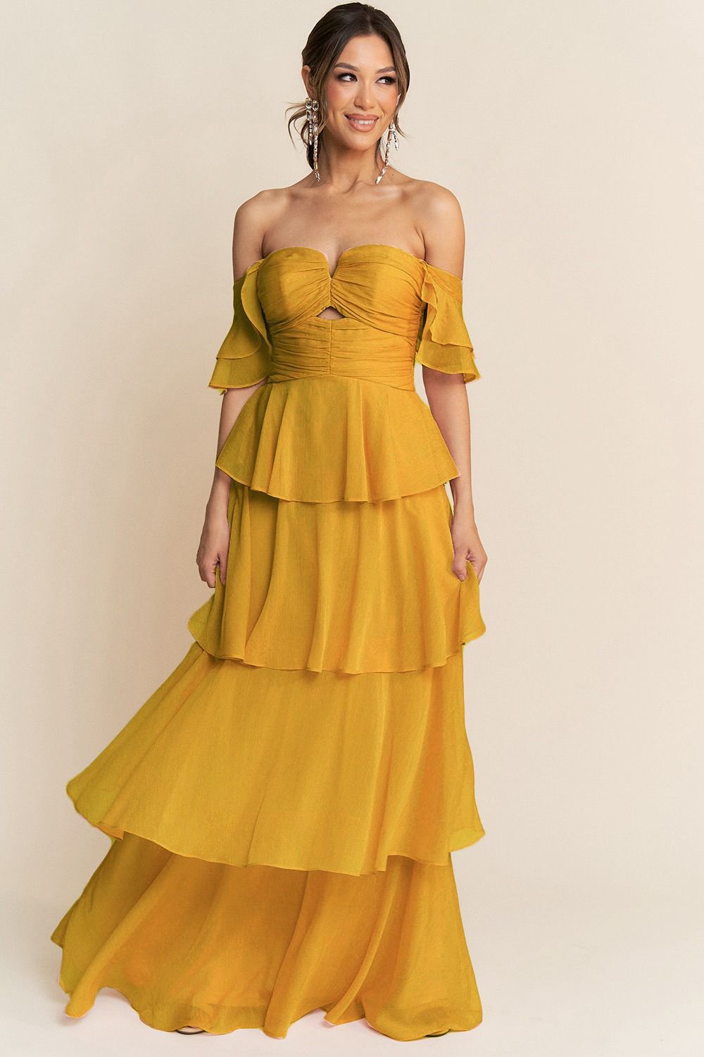 Vestido holanes en capas