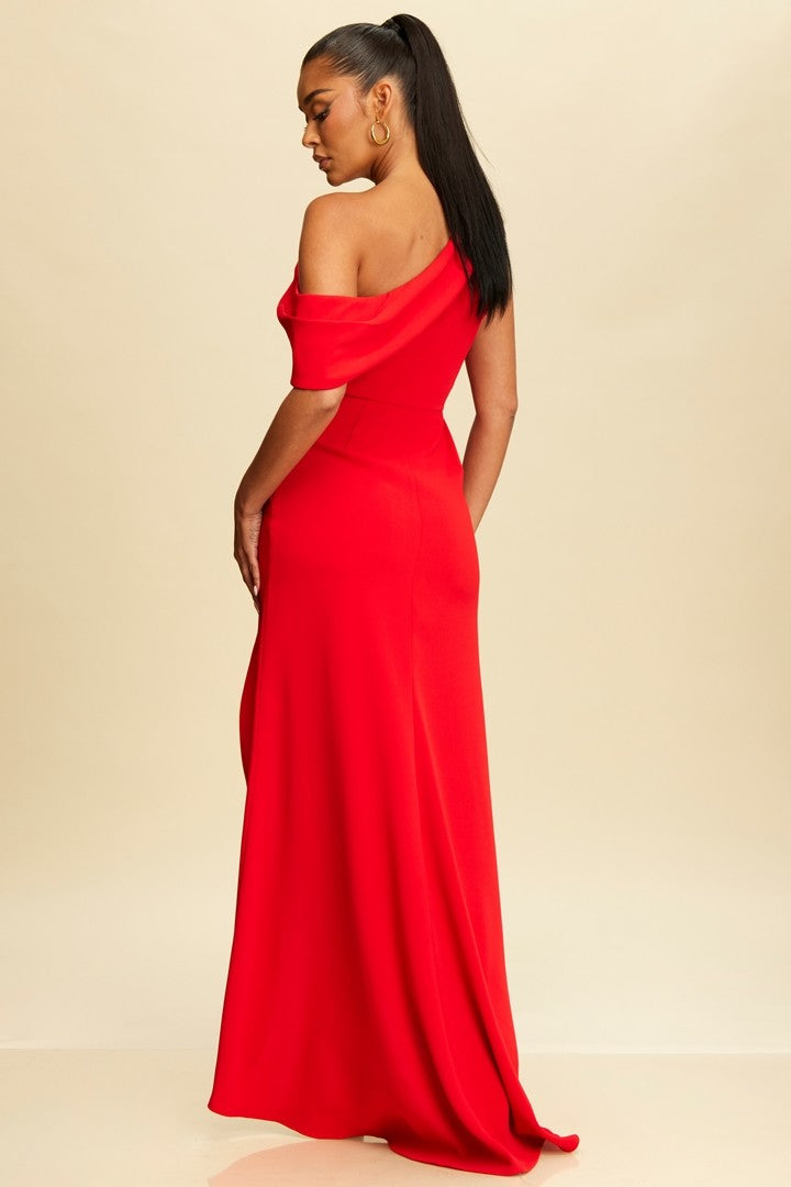 Vestido hombro caido