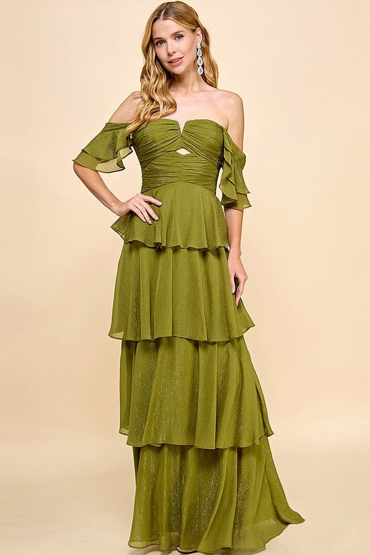 Vestido holanes en capas