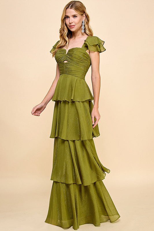 Vestido holanes en capas