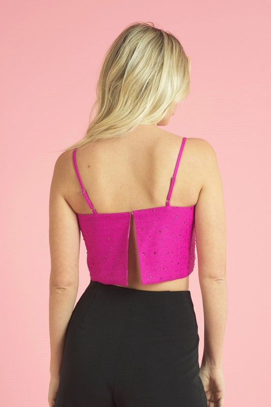 Top tirantes brillos