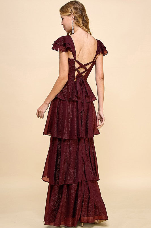 Vestido holanes en capas