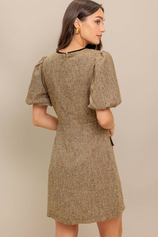 Vestido tweed