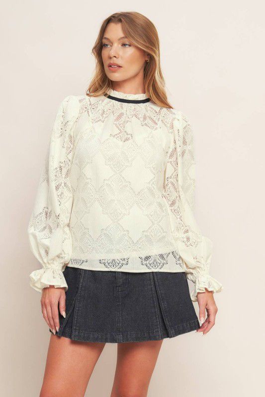 Blusa encaje