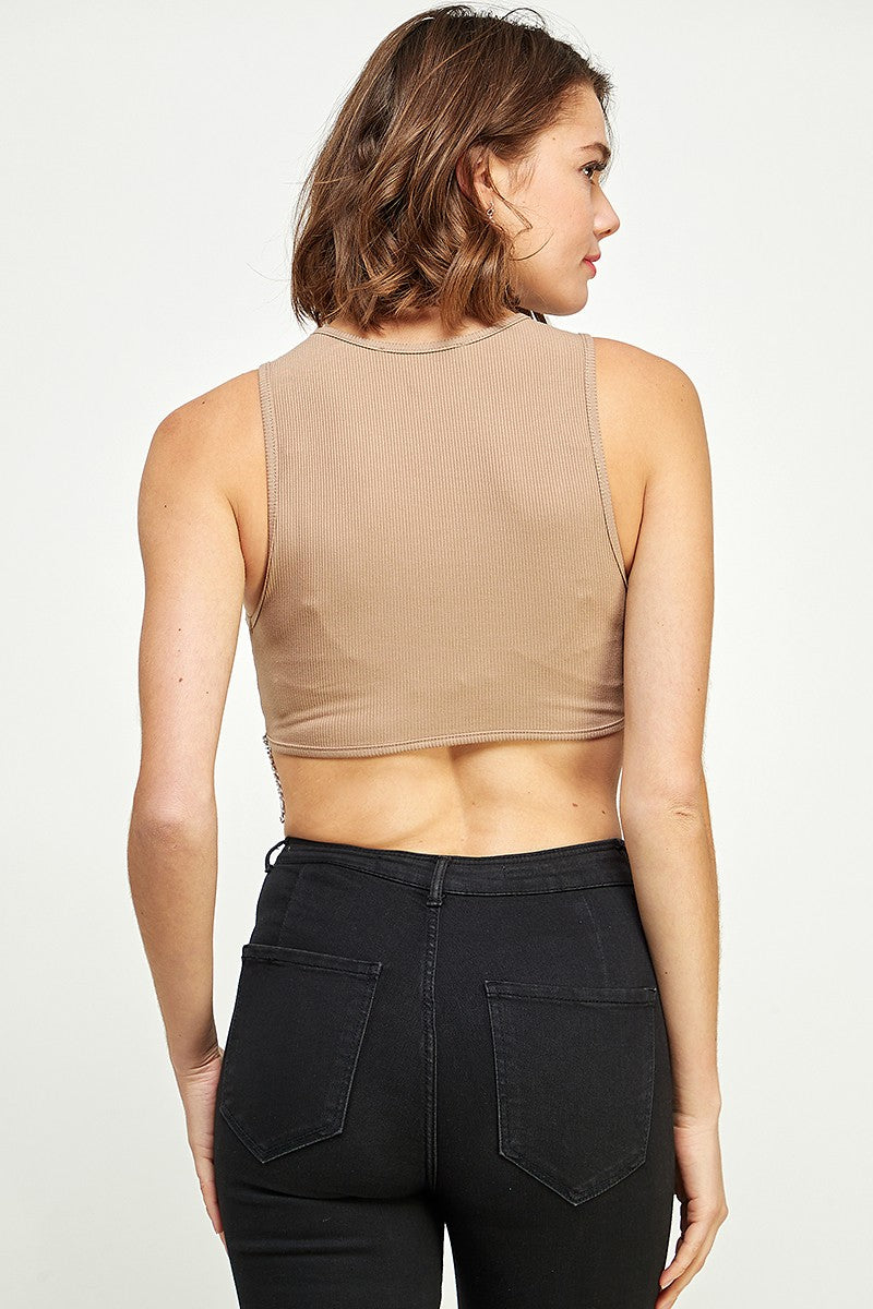 Blusa con pedrería